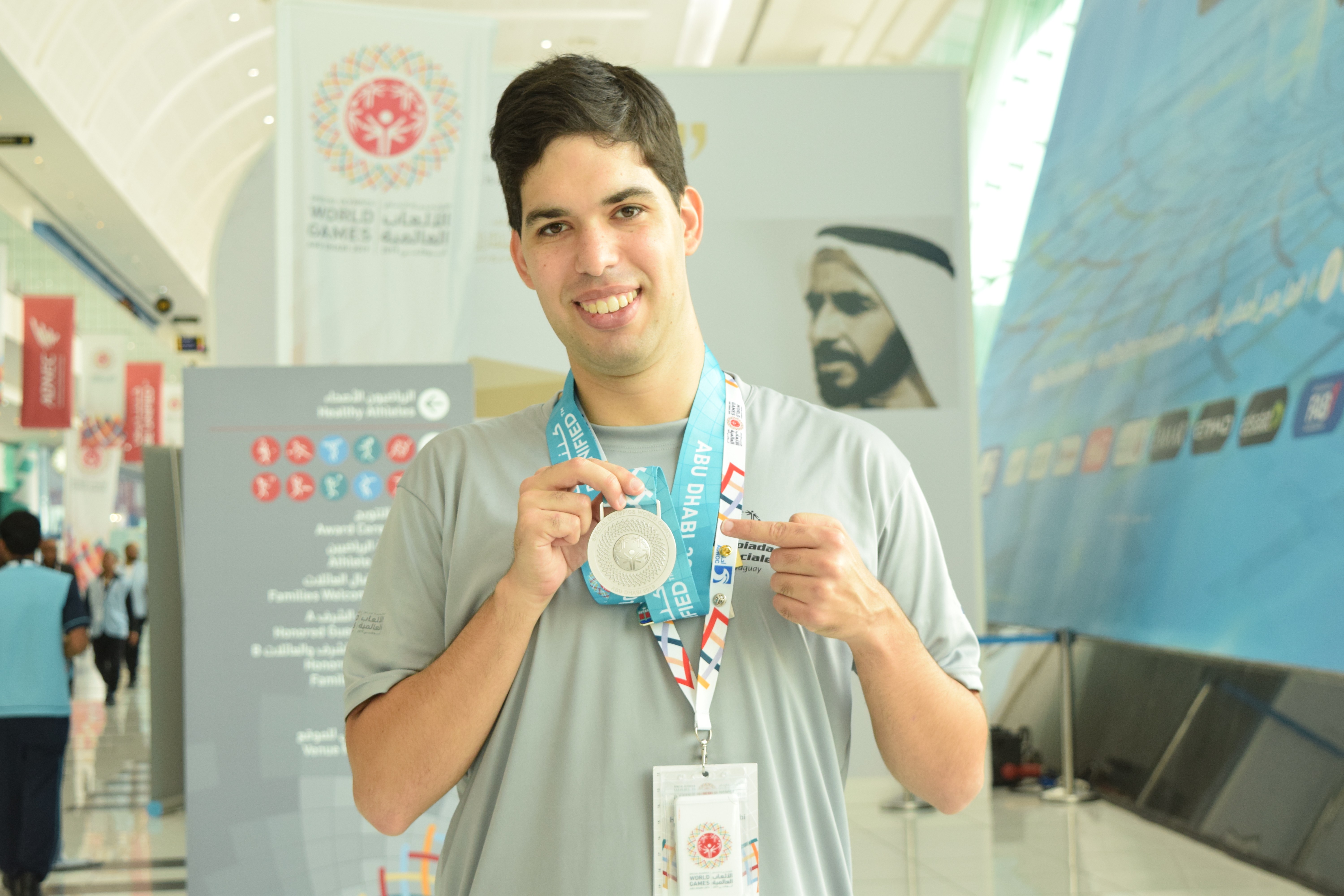 La natación vuelve a dar otra medalla a Paraguay en Abu Dhabi