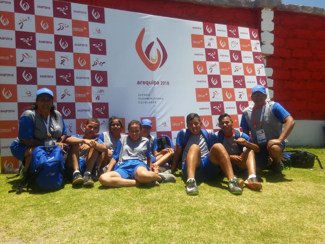 Equipo de Atletismo Adaptado en acción en los Juegos Sudamericanos Escolares – Arequipa 2018